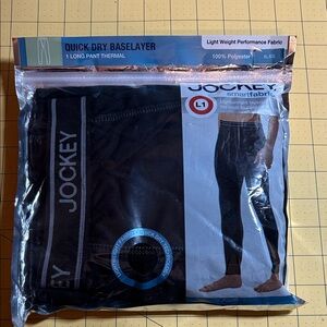 Jockey Men's Black Thermal Baselayer Pants